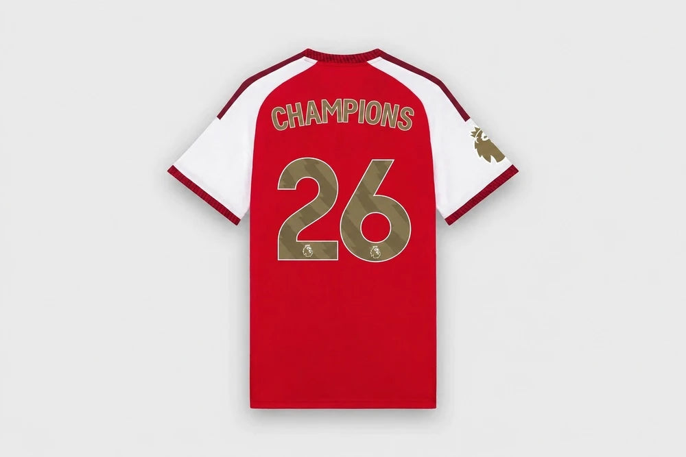 Jersey Arsenal Home Player 26/27 Premier League Champions